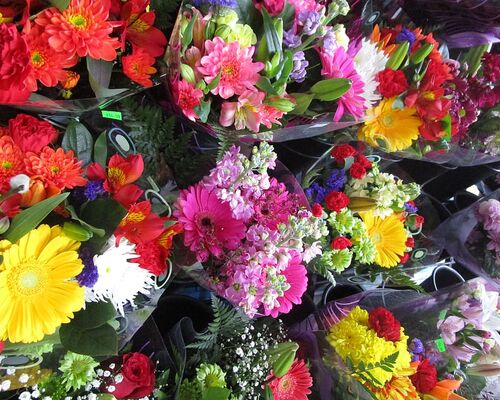 colorful-gerbera-florist-bouquets