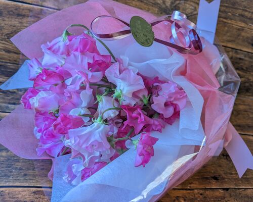 スイトピーのブーケ