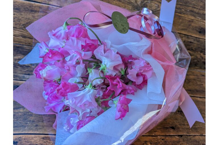 スイトピーのブーケ